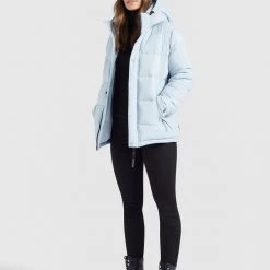Besorgen 😉 Khujo GERDA MATT - Winterjacke - Hellblau, Damen ✨ -Khujo Verkaufsladen 57e37e58044345d88158951eec45e3b9