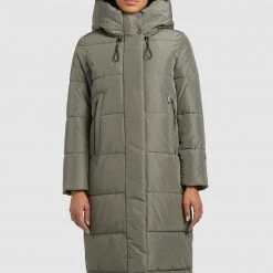 Budget 💯 Khujo SOULANI - Wintermantel - Mint, Damen 👍