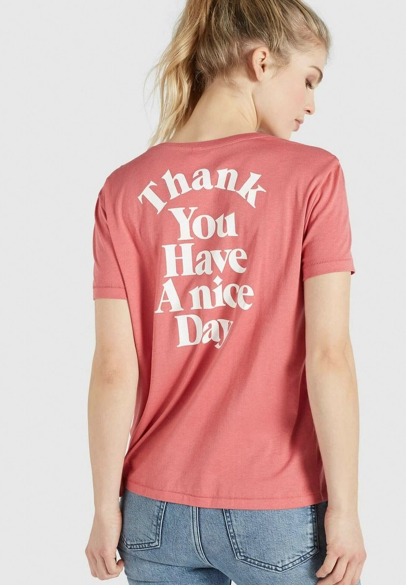 Bestes Angebot ๐ Khujo BANANI THANK YOU - T-Shirt Print - Rosa, Damen ๐ 3 Bestes Angebot ๐ Khujo BANANI THANK YOU - T-Shirt Print - Rosa, Damen ๐ โ Bild 3