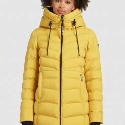 Budget ✔️ Khujo TUHANI MATT - Wintermantel - Gelb, Damen 🥰