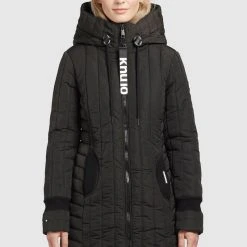 Am billigsten 🎉 Khujo JERRY PRIME5 LIGHT - Wintermantel - Dunkelgrau, Damen 🎁