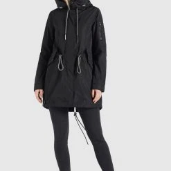 Aktion 😍 Khujo CATHARINA - Parka - Schwarz, Damen 🧨 -Khujo Verkaufsladen 5f12dabd5869499cb3e0f36061504e3d