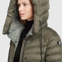 Budget ❤️ Khujo NIANA2 SHINE - Wintermantel - Dunkeloliv, Damen ⌛ -Khujo Verkaufsladen 6084eab6e79a4953bc0753108fecd429