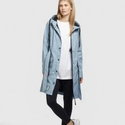 Coupon ✔️ Khujo GLENNA - Regenjacke / Wasserabweisende Jacke - Hellblau, Damen 😉 -Khujo Verkaufsladen 609c3859e7cb498db3f67aae43442b7e
