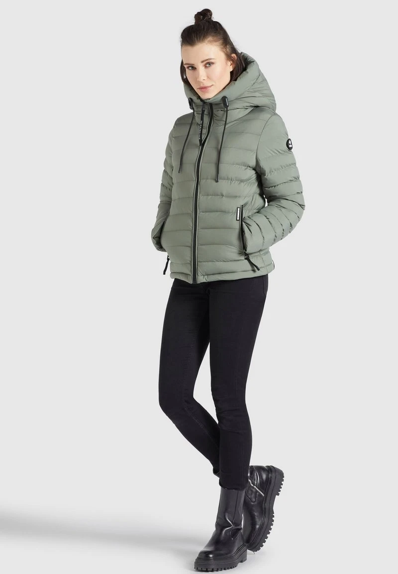 Billig 👏 Khujo LOVINA MATT - Übergangsjacke - Graugrün, Damen 🎁 2 Billig 👏 Khujo LOVINA MATT - Übergangsjacke - Graugrün, Damen 🎁 – Bild 2