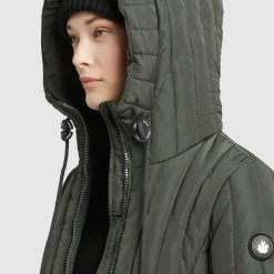 Blitzangebot 🌟 Khujo TWEETY PRIME5 LIGHT - Übergangsjacke - Dunkelgrün, Damen 👏 -Khujo Verkaufsladen 6143d111d8ec4756b6e59acca3f6033a