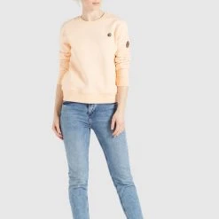 Brandneu ✔️ Khujo LISEL - Sweatshirt - Apricot, Damen 🎉 -Khujo Verkaufsladen 61b4e2e88feb44ffae949820351e74f2