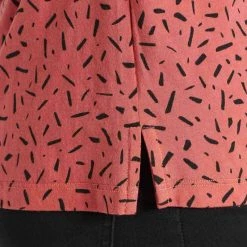 Neu 👏 Khujo TALAJA - T-Shirt Print - Rosa-schwarz Gemustert, Damen 🤩 -Khujo Verkaufsladen 63b727380fae4e6193223bed158fd6e0