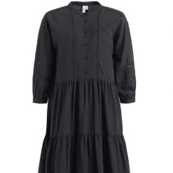 Coupon ❤️ Khujo CREPES - Freizeitkleid - Schwarz, Damen 🧨 -Khujo Verkaufsladen 64954fae928a41148c4234b9c0dfd1b7