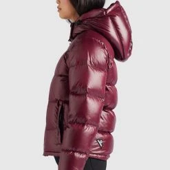 Schlussverkauf ✔️ Khujo CAMILLE - Winterjacke - Weinrot Glänzend, Damen ❤️ -Khujo Verkaufsladen 65905ffdd9244df9bcdf0e6ecbb7d2aa
