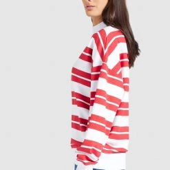 Bestpreis 🔔 Khujo APONA - Sweatshirt - Rot-weiß Gestreift, Damen 🔥 -Khujo Verkaufsladen 67268abf848e4cc88916c54bf90de91d