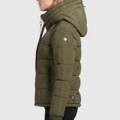 Brandneu 💯 Khujo LILENA - Winterjacke - Dunkeloliv, Damen 😉 16 Brandneu 💯 Khujo LILENA - Winterjacke - Dunkeloliv, Damen 😉 -Khujo Verkaufsladen 672c3c831e06410a9ce51367e4ae8a7e