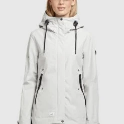 Bester Verkauf 💯 Khujo KAYA - Outdoorjacke - Hellgrau, Damen 🌟