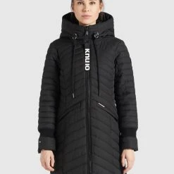 Schlussverkauf ✔️ Khujo MANTEL TOOTS STRUCTURED - Wintermantel - Schwarz, Damen 👏