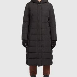 Coupon 👍 Khujo SILKE - Wintermantel - Schwarz, Damen 😀