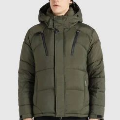 Bestes Angebot 🛒 Khujo BUNKER - Winterjacke - Oliv, Herren 😍
