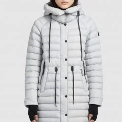 Rabatt 🤩 Khujo MANTEL NIANA SHINE - Wintermantel - Hellgrau, Damen 😍