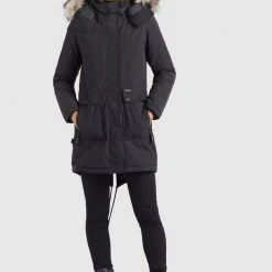 Brandneu 😉 Khujo ATHENA - Parka - Schwarz, Damen ⌛ -Khujo Verkaufsladen 68c6cf5a47604f238f218877b89891ac