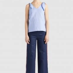 Billig 🤩 Khujo MEDINA - Bluse - Blau, Damen ❤️