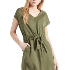Blitzangebot ✔️ Khujo ANNELI - Jeanskleid - Khaki Gewaschen, Damen 🎁 -Khujo Verkaufsladen 6979b1375a7e404ea7a28c02550622d4