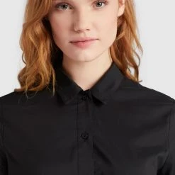 Billig 🎉 Khujo WENDY - Blusenkleid - Schwarz, Damen ✔️ -Khujo Verkaufsladen 6a962b14dc4b4cf88bc33cad0be5829f