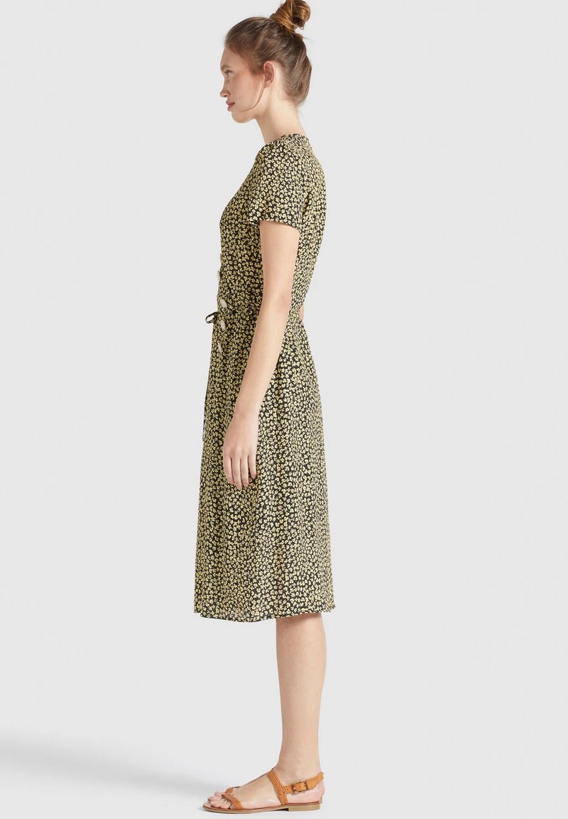 Bestes Angebot 👍 Khujo PORGY - Freizeitkleid - Schwarz-gelb Geblümt, Damen 🌟 4 Bestes Angebot 👍 Khujo PORGY - Freizeitkleid - Schwarz-gelb Geblümt, Damen 🌟 – Bild 4