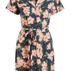 Beste Bewertungen von ✨ Khujo ELIZAVETA - Blusenkleid - Xb8 Rose Hawaiian Floral Aop, Damen ✨ -Khujo Verkaufsladen 7293463bff96406fb7241d91cfcca2d8