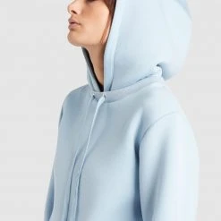 Billig 😍 Khujo KANEETA - Kapuzenpullover - Light Blue, Damen ✔️ -Khujo Verkaufsladen 729a460985ec44398c817f7da47e5016