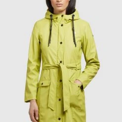 Budget ❤️ Khujo GLENNA - Regenjacke / Wasserabweisende Jacke - Giftgrün, Damen 👏