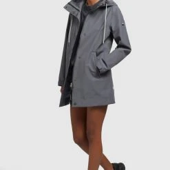 Bestes Angebot 🔥 Khujo ARTISA - Parka - Graublau, Damen 🥰 -Khujo Verkaufsladen 72b996fb6082467699ec66dbdaa65368