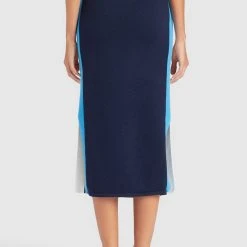 Auslauf 🧨 Khujo ROCK PRATA - Bleistiftrock - Blue/white, Damen 🎉 -Khujo Verkaufsladen 72fef35f8ece405b97fec630ea4cc7e8