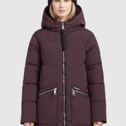 Neu 😉 Khujo BINE - Wintermantel - Weinrot, Damen 😍