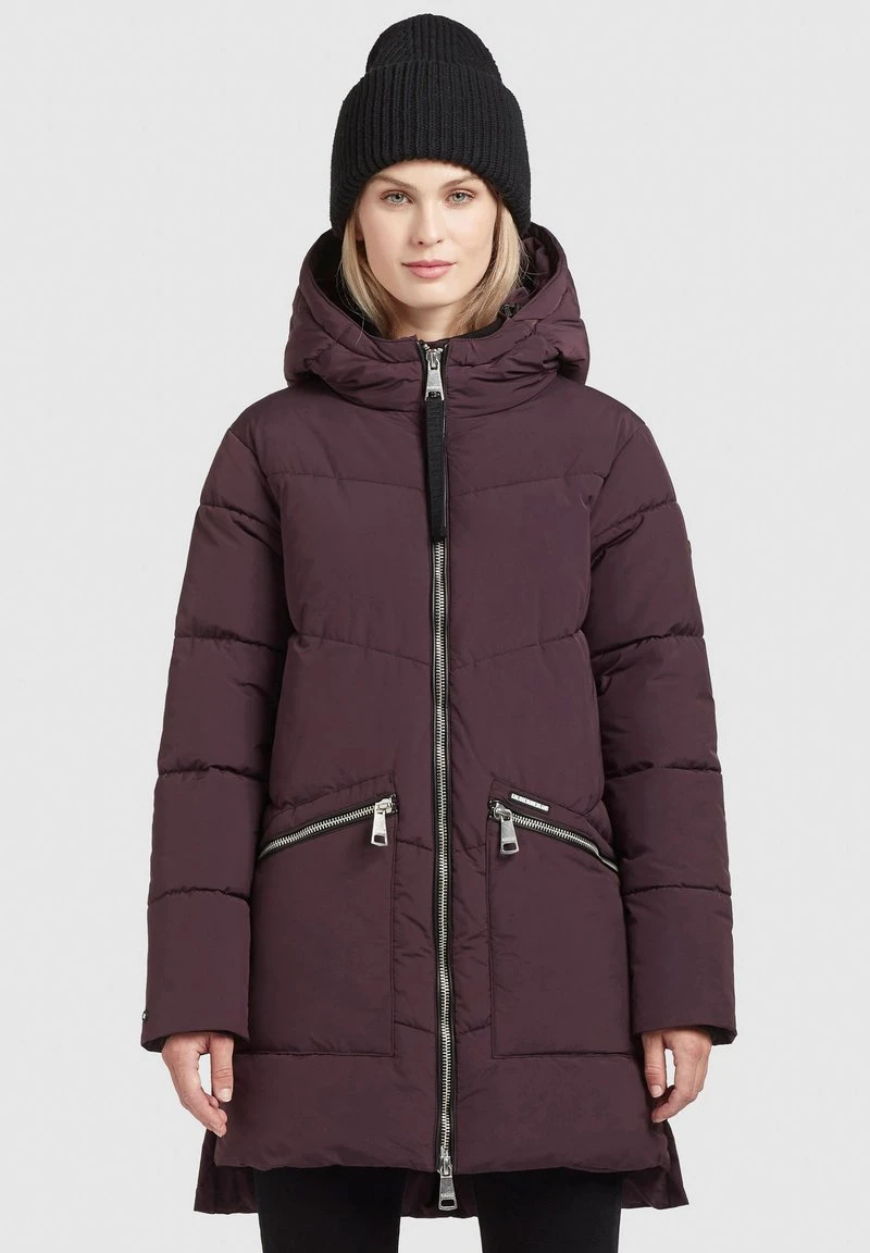 Neu 😉 Khujo BINE - Wintermantel - Weinrot, Damen 😍 1 Neu 😉 Khujo BINE - Wintermantel - Weinrot, Damen 😍