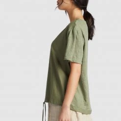 Beste Bewertungen von 👍 Khujo ALONNA - T-Shirt Print - Olive, Damen ✔️ -Khujo Verkaufsladen 7415509aaf1241df947f2d53445e1afc