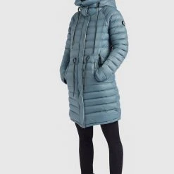 Bester Verkauf 🎉 Khujo MANTEL NIANA SHINE - Wintermantel - Blaugrau, Damen 😀 -Khujo Verkaufsladen 743db1eeba2445fcbd4d5940babb0677