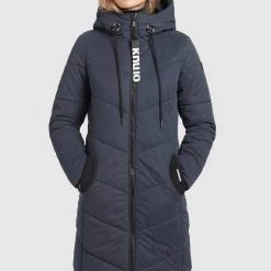 Bester Verkauf ❤️ Khujo ARIBAY PEACHED - Wintermantel - Dunkelblau, Damen 🔔