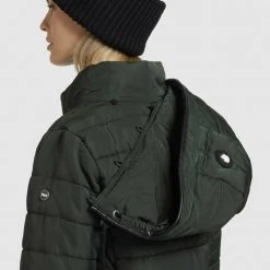 Bestes Angebot 🎁 Khujo SHINE2 LIGHT - Wintermantel - Dunkelgrün, Damen 👍 -Khujo Verkaufsladen 752dae824d464185b7fb5a10cbce9d43