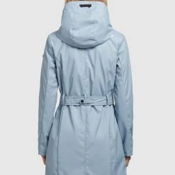 Coupon ✔️ Khujo GLENNA - Regenjacke / Wasserabweisende Jacke - Hellblau, Damen 😉 -Khujo Verkaufsladen 7658c142a0a140a28d642495786931d6