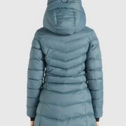 Besorgen ✔️ Khujo TUHANI SHINE - Wintermantel - Blaugrau, Damen 🔔 -Khujo Verkaufsladen 76ce930605d3497f8db09aaba75f2ec7