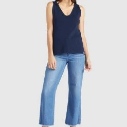 Budget 👏 Khujo MACY - Top - Dark Blue, Damen 👍 -Khujo Verkaufsladen 76fabf296ee94d4ea0dbc9cf15193809