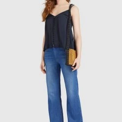 Billig ⭐ Khujo SUGAR - Bluse - Dark Blue, Damen 👏 -Khujo Verkaufsladen 772c5825dc444e369741eedf0c556c9c