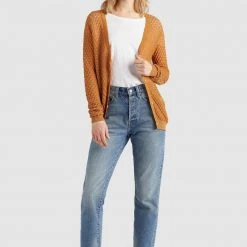 Coupon 💯 Khujo ASYA - Strickjacke - Ochra Gold, Damen 🥰 -Khujo Verkaufsladen 775d5cf82e6d4d669bec639de3c205db