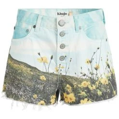 Schlussverkauf ✔️ Khujo ANOUK - Jeans Shorts - Blau Weiß Gemustert, Damen 💯 -Khujo Verkaufsladen 79b4abb294924d2c81e5ea1958433b39