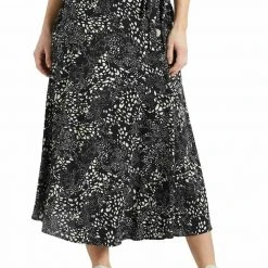 Blitzangebot 🔥 Khujo HEPKE - A-Linien-Rock - Schwarz-weiß Gemustert, Damen ✔️ -Khujo Verkaufsladen 7a20a9ae034d4dab979bb027db02dfc1