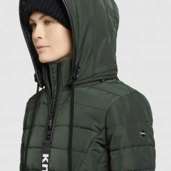 Bestes Angebot 🎁 Khujo SHINE2 LIGHT - Wintermantel - Dunkelgrün, Damen 👍 -Khujo Verkaufsladen 7bd2311c6b2749a3bb5d62731a646112