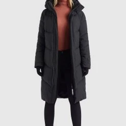 Billig ❤️ Khujo TORINO - Wintermantel - Schwarz, Damen 🥰 -Khujo Verkaufsladen 7c38c4253ec844aa906fe123784e7dbd