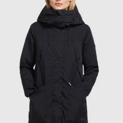 Besorgen ❤️ Khujo AIRA2 - Parka - Schwarz, Damen 🌟
