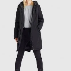 Budget 🧨 Khujo CHARLYN - Wintermantel - Schwarz, Damen ⭐ -Khujo Verkaufsladen 7e97ce29f1164090bd767e29dd0f1d05