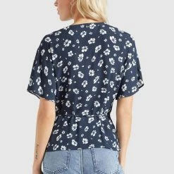 Coupon 🤩 Khujo GIOVANNA - Bluse - Blau-weiß Geblümt, Damen ❤️ -Khujo Verkaufsladen 7f07f15847bd43d3b299de3f138b4949