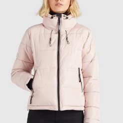 Rabatt ⌛ Khujo TUBA - Winterjacke - Altrosa, Damen 😉